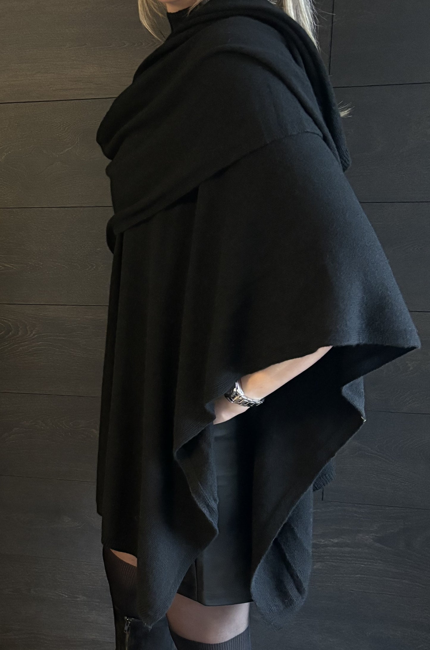 Poncho zwart